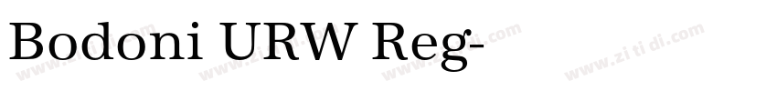Bodoni URW Reg字体转换 Bodoni URW Reg字体转换